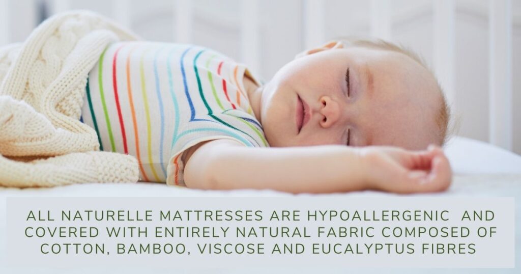 Naturelle baby cot mattress properties.