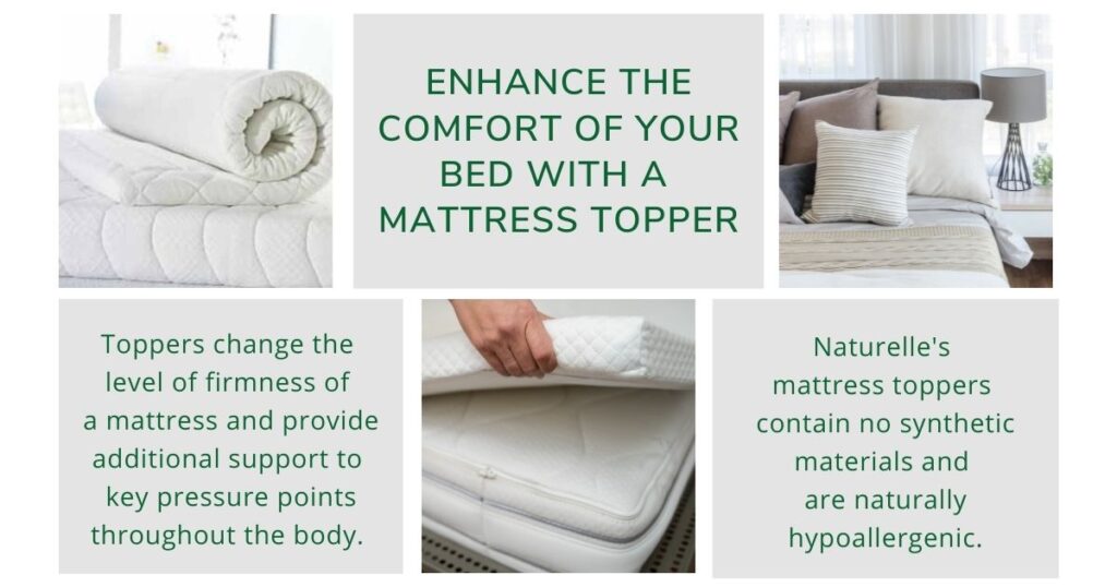 Mattress toppers enhance the comfort of your bed